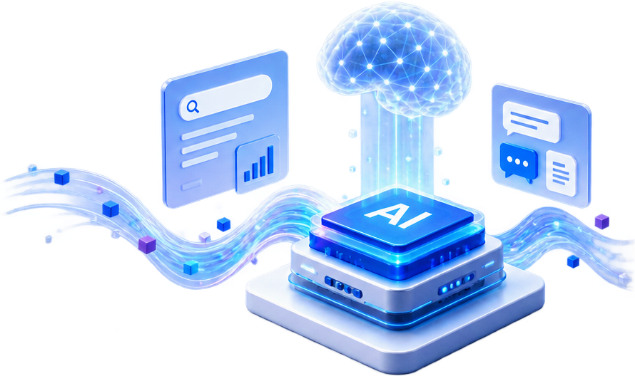 3D Server Illustration