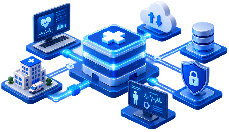 3D Deployment Network Illustration